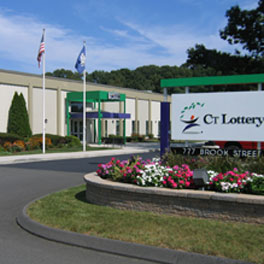 Exterior photo of CT Lottery headquarters
