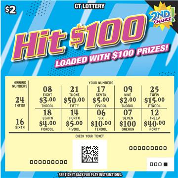 Hit $100 rollover image