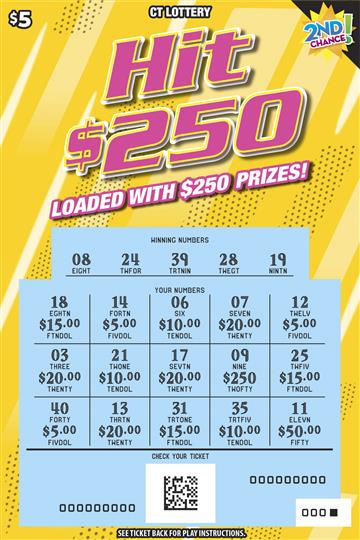 Hit $250 rollover image