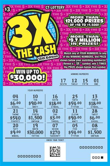 3X the Cash 13th Edition rollover image