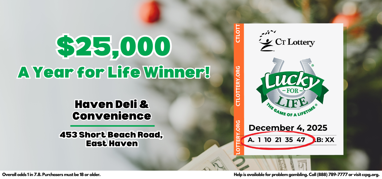 Lucky for Life $25,000 A YEAR FOR LIFE Winner