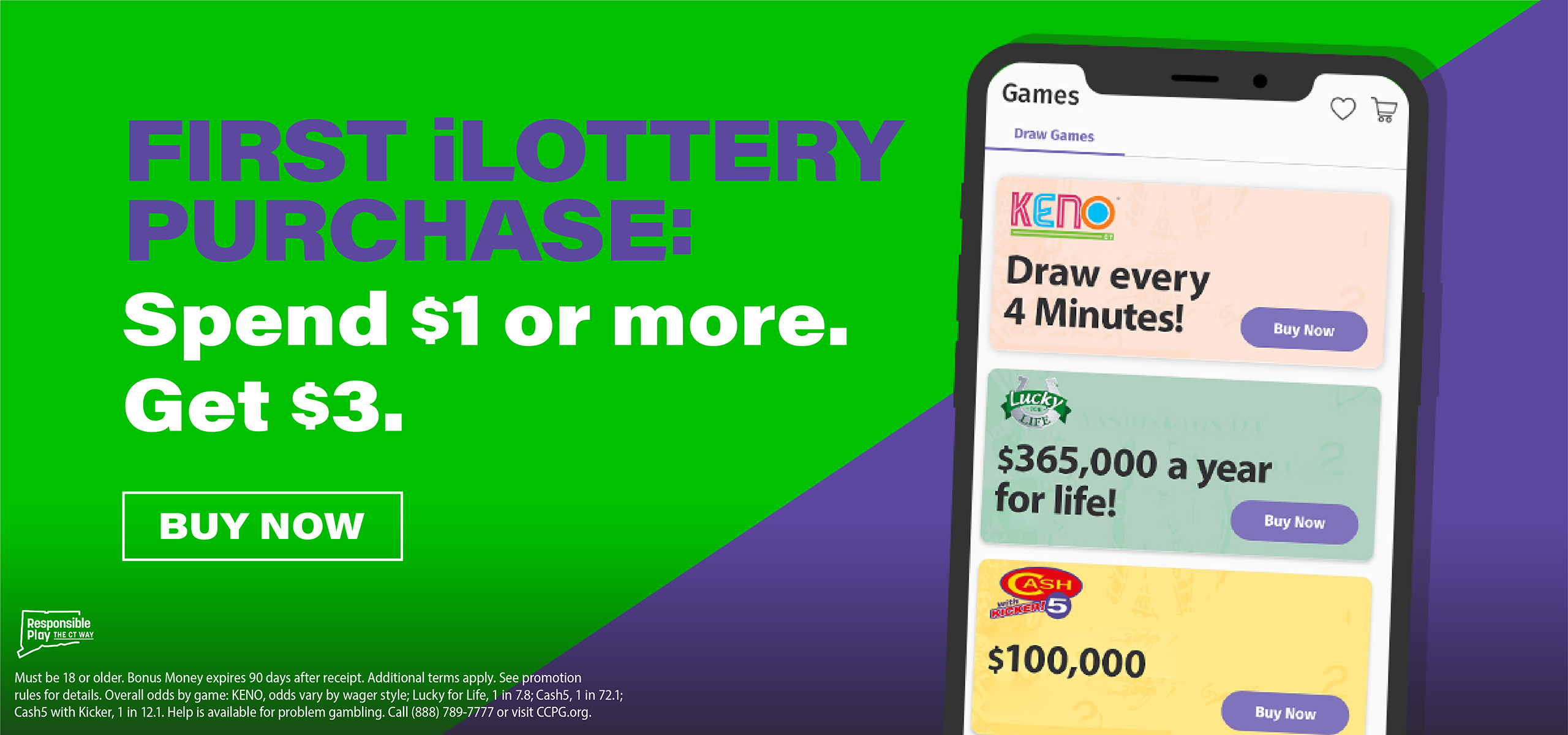 iLottery First Purchase Deposit Promotion