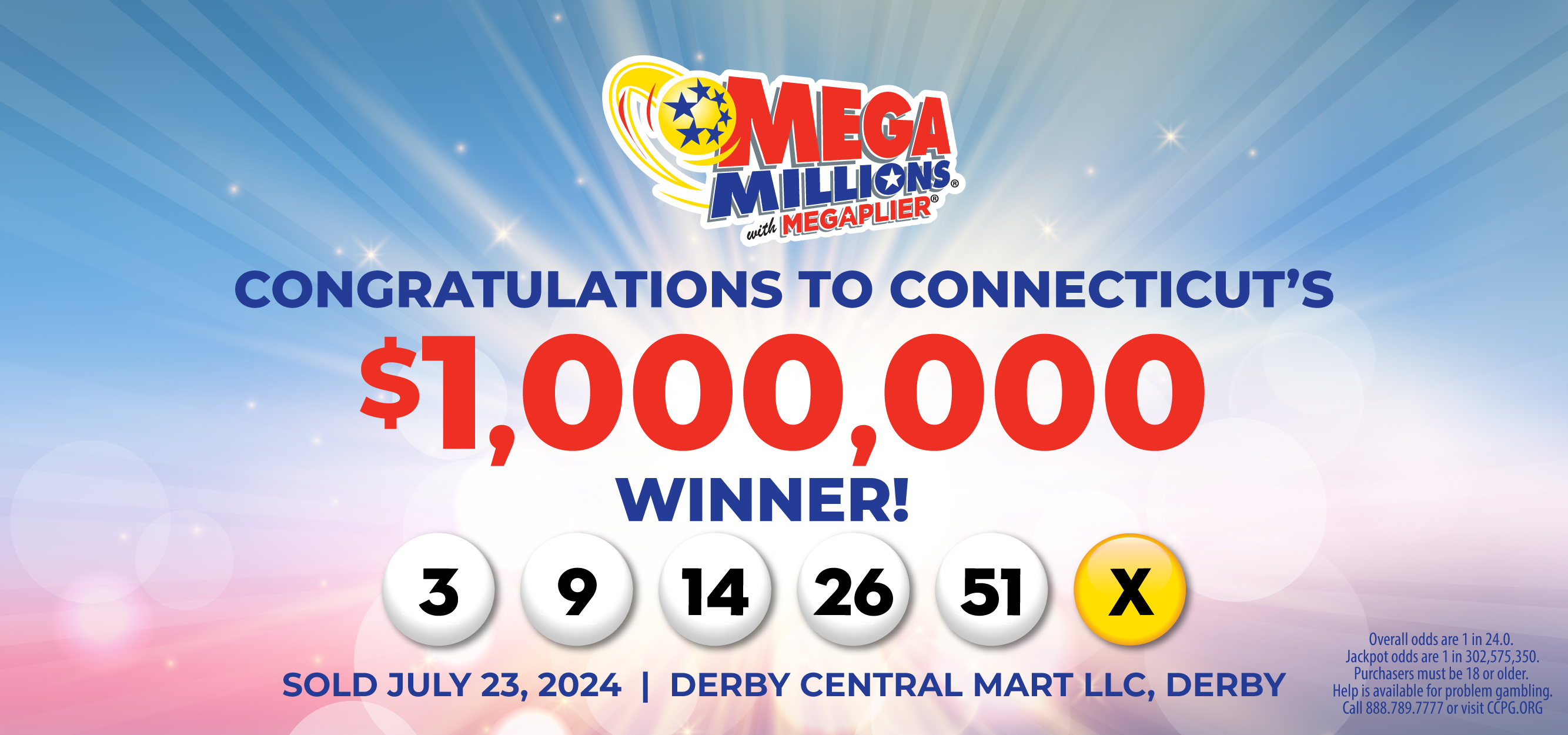 Mega Millions Winner!