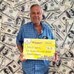 Patrick Gordiski, $500,000 CA$HWORD Top Prize Winner