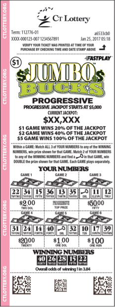 jumbo bucks lotto